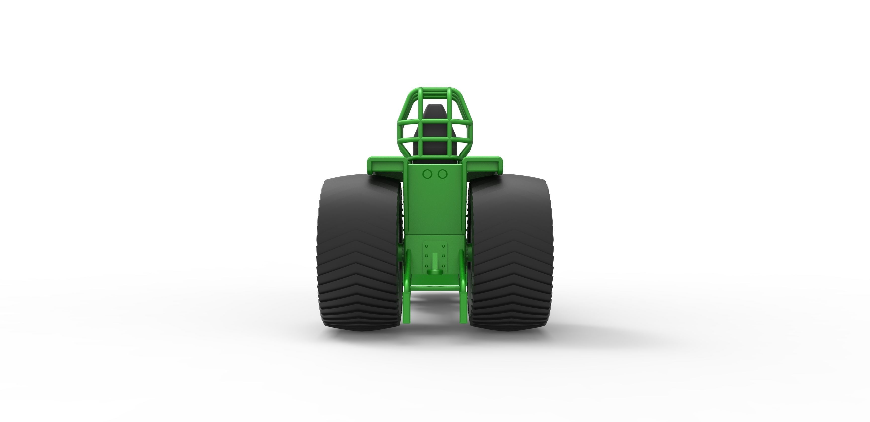 Pulling Tractor Pro Stock Scale 1 to 25 3D print model_15
