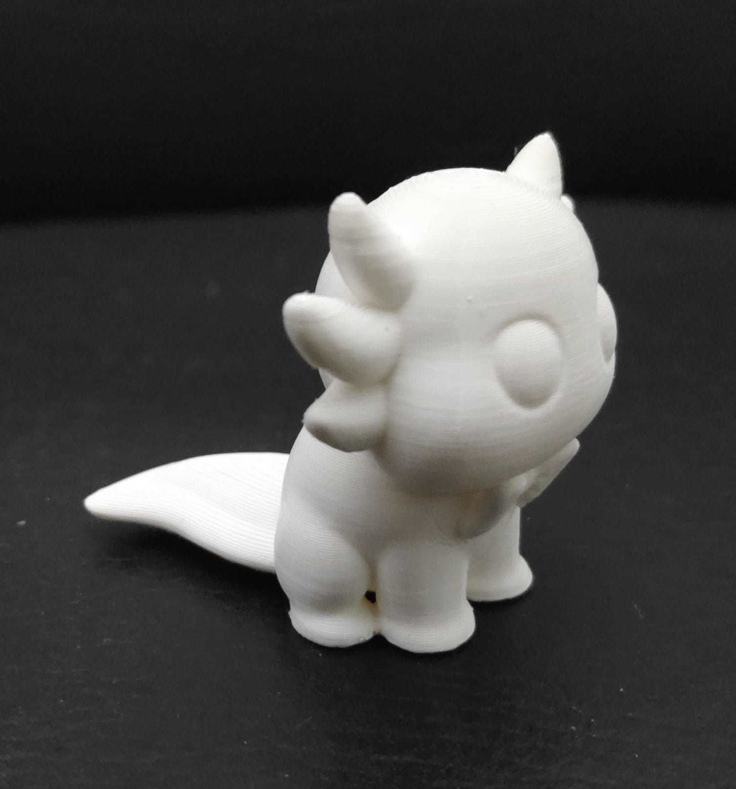 Axolotl with Tie 3D print model_9