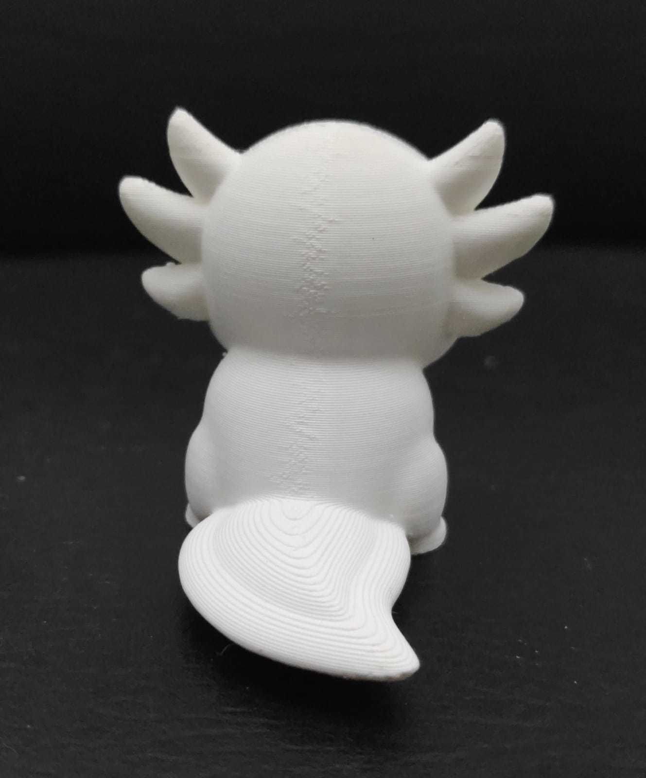 Axolotl with Tie 3D print model_6