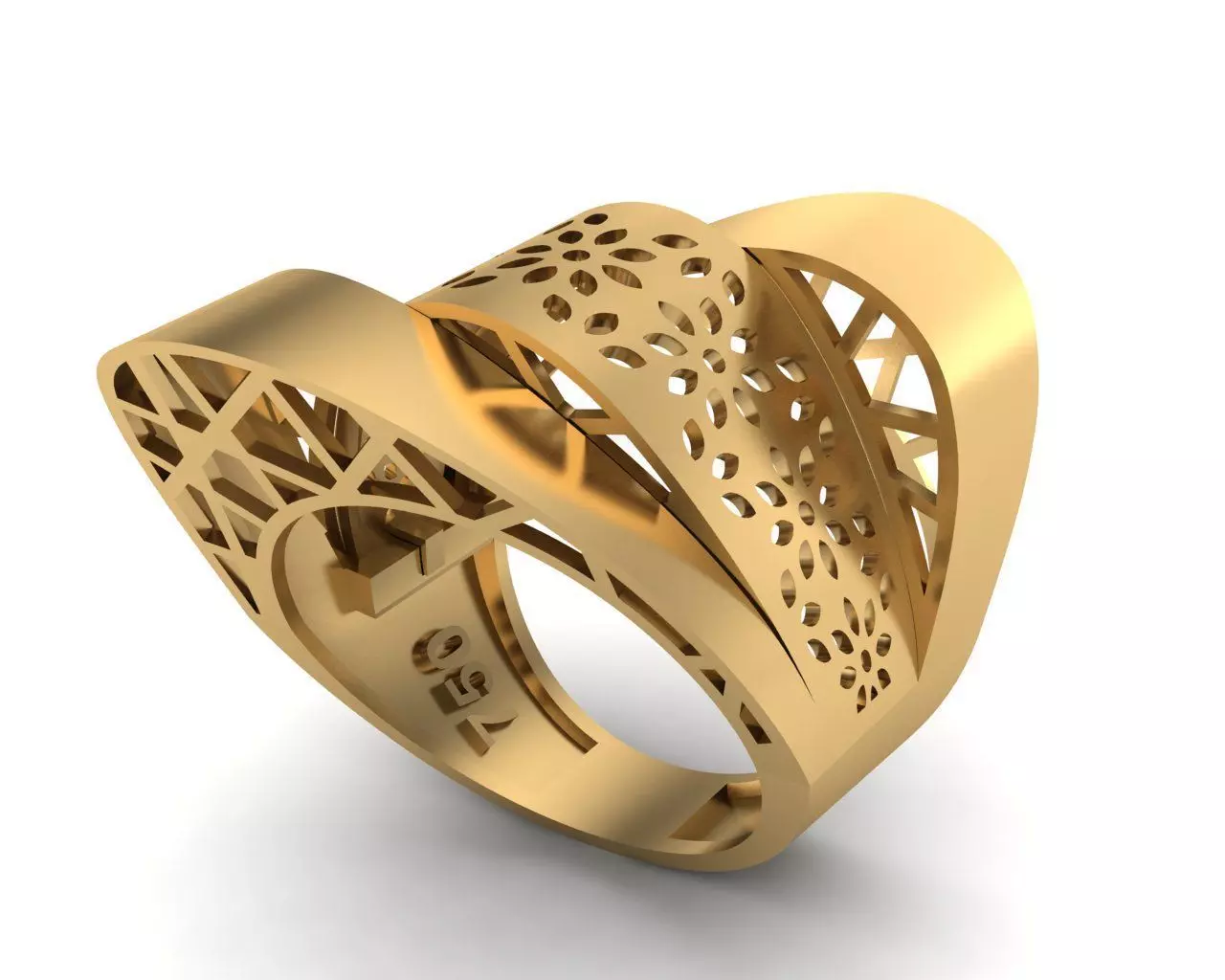 Jewelry ring 350 3D print model