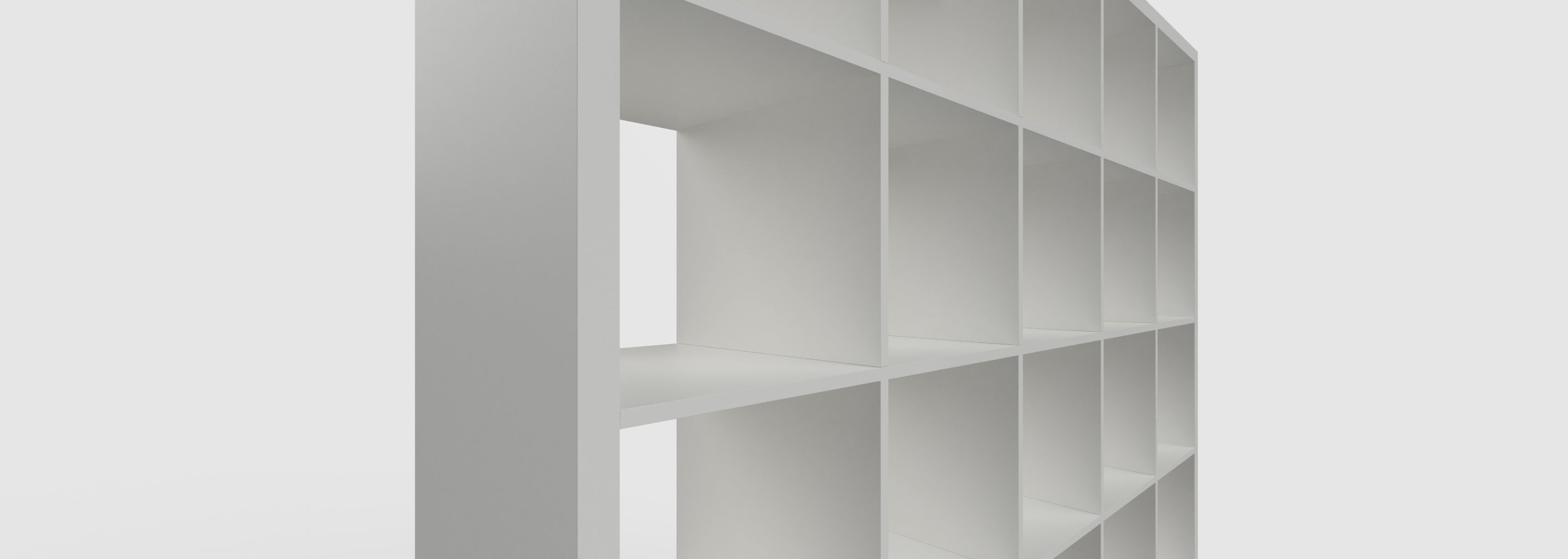 IKEA KALLAX Shelf Unit 5x5 White 3D model_6