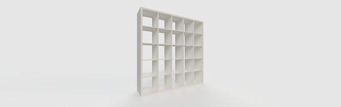 IKEA KALLAX Shelf Unit 5x5 White 3D model