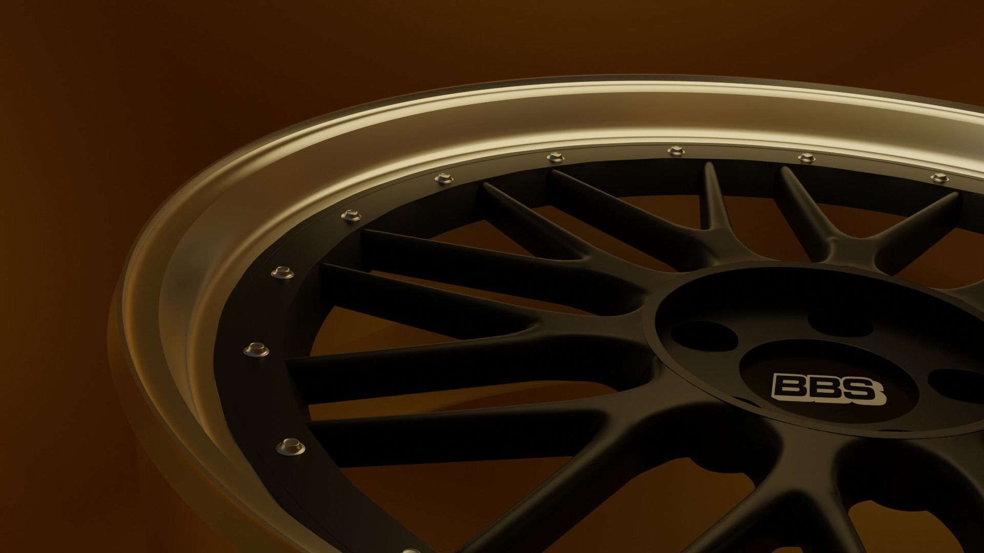 BBS LM Rim 3D model_2