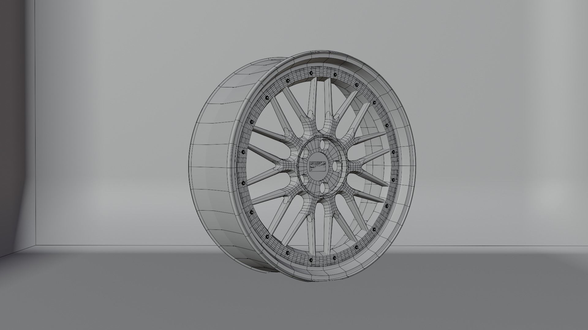 BBS LM Rim 3D model_4