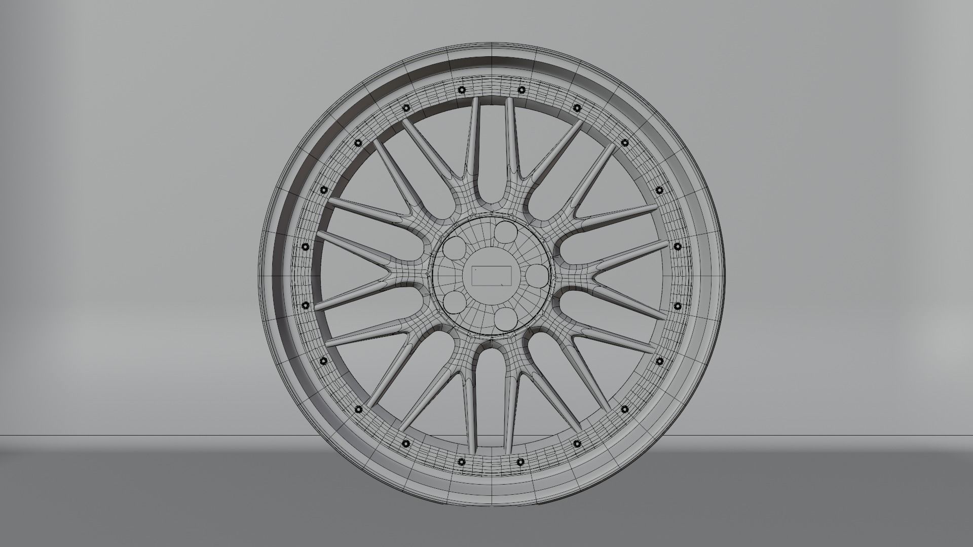 BBS LM Rim 3D model_3