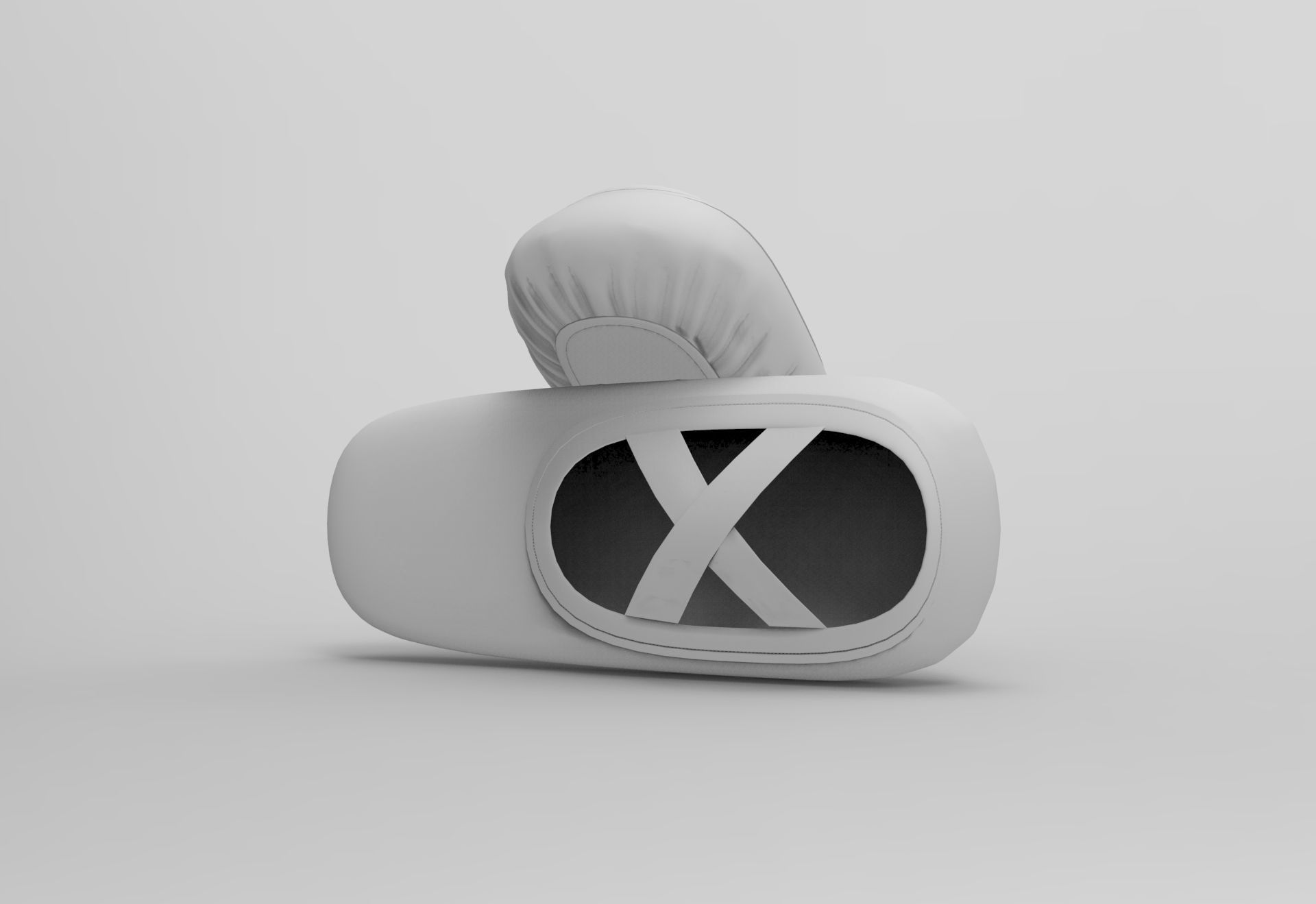 Ballet Shoes Low-poly 3D model_8