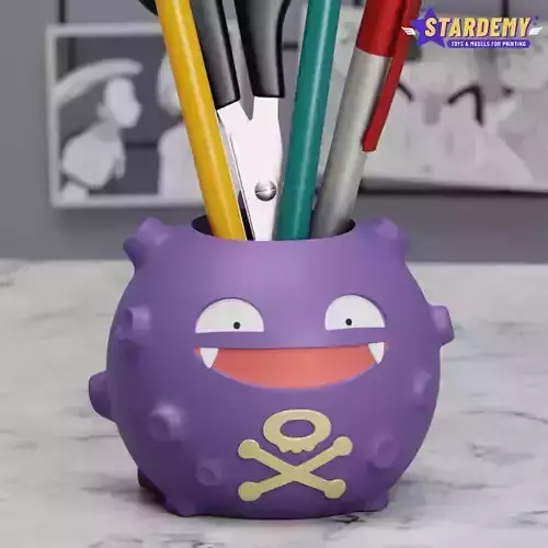 Koffing Pen Holder Print in Place Pokemon