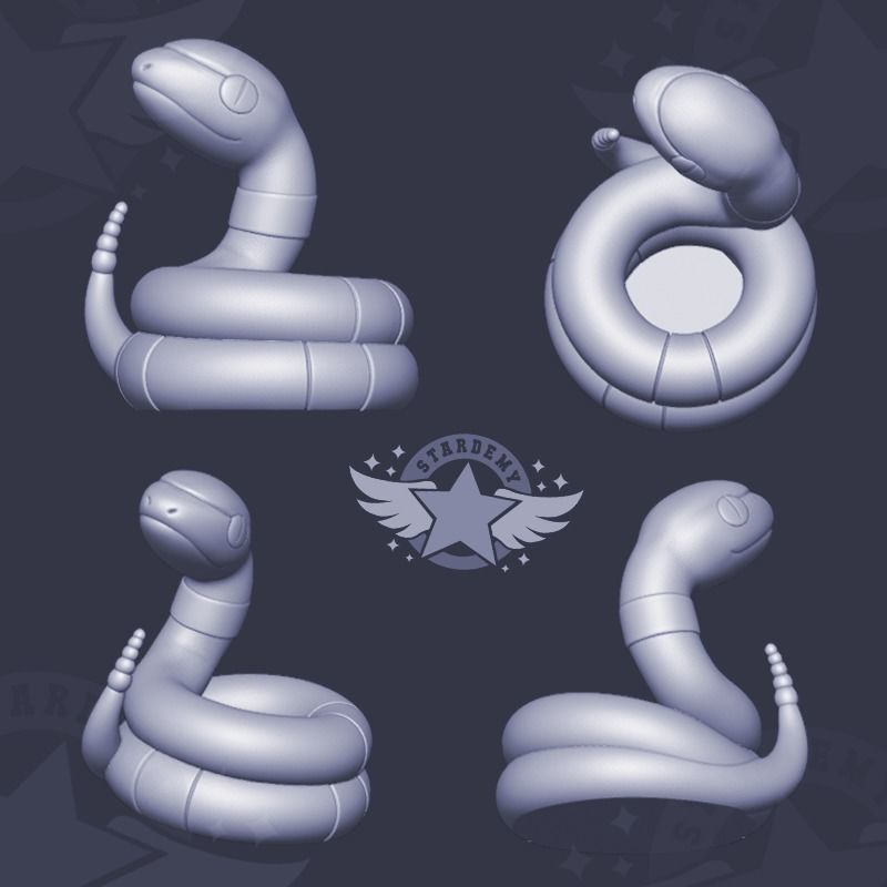 Team Rocket Home Office Set Koffing Ekans 3D print model_1