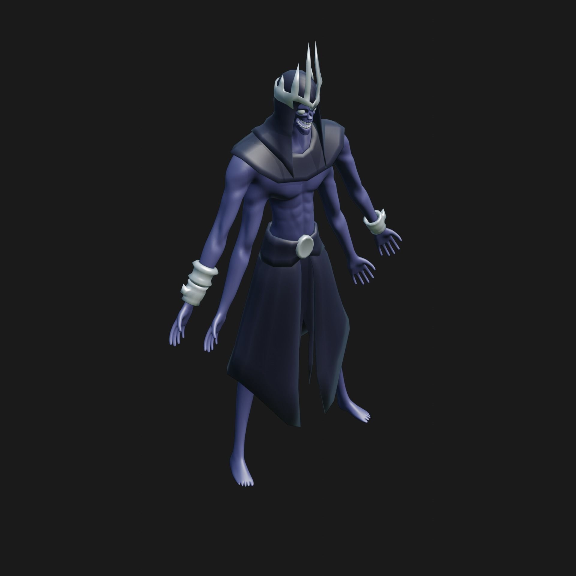 Character Low-poly 3D model_1