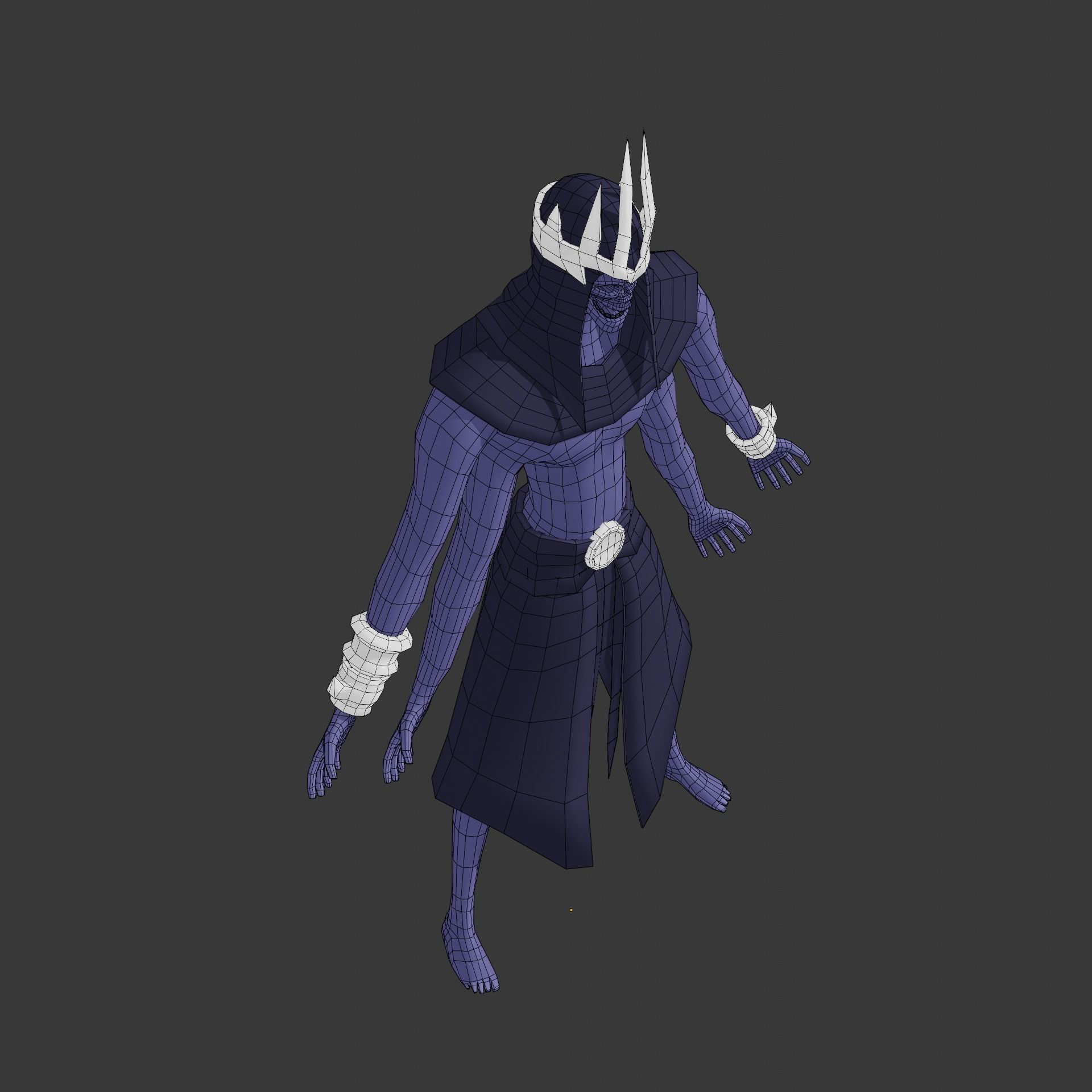 Character Low-poly 3D model_4