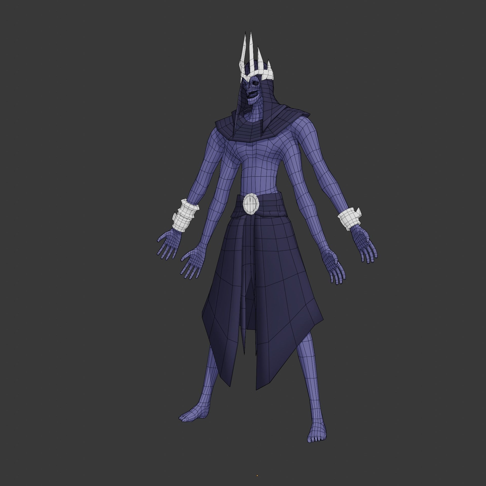 Character Low-poly 3D model_3