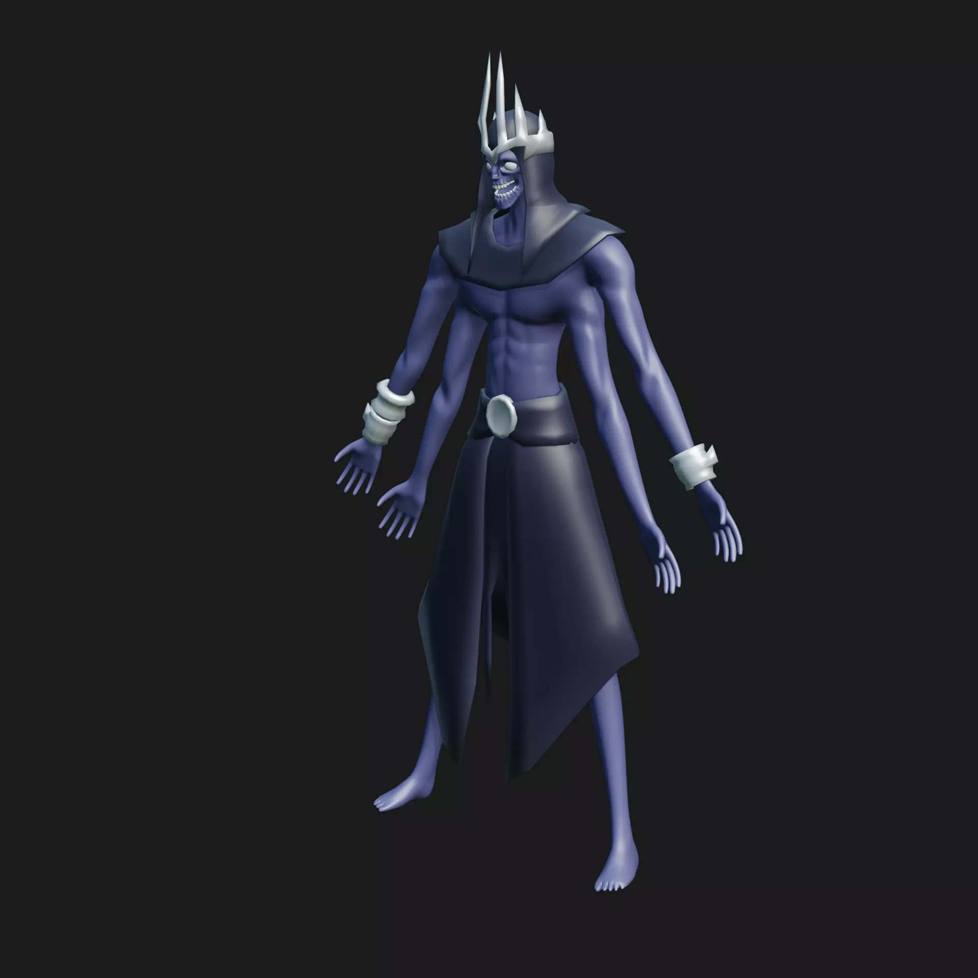 Character Low-poly 3D model_0
