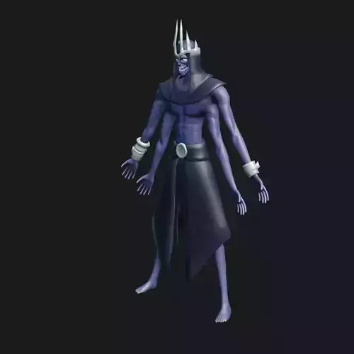 Character Low-poly 3D model