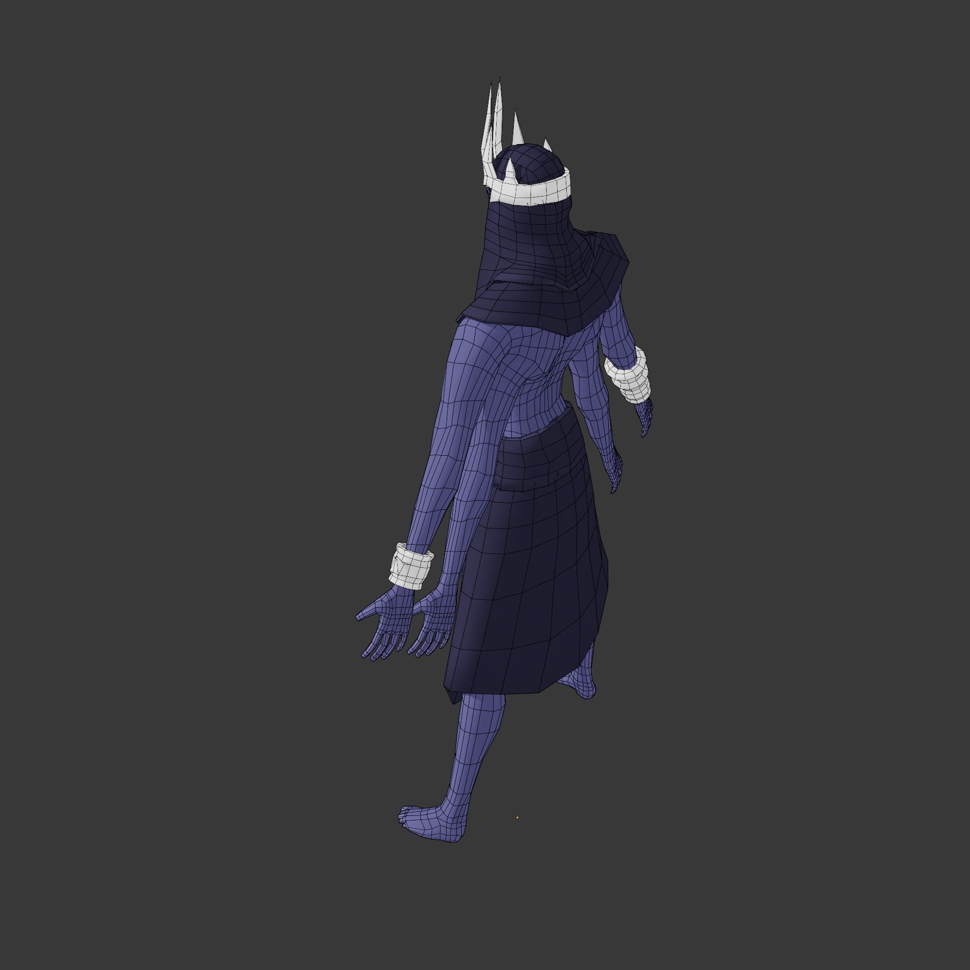Character Low-poly 3D model_6