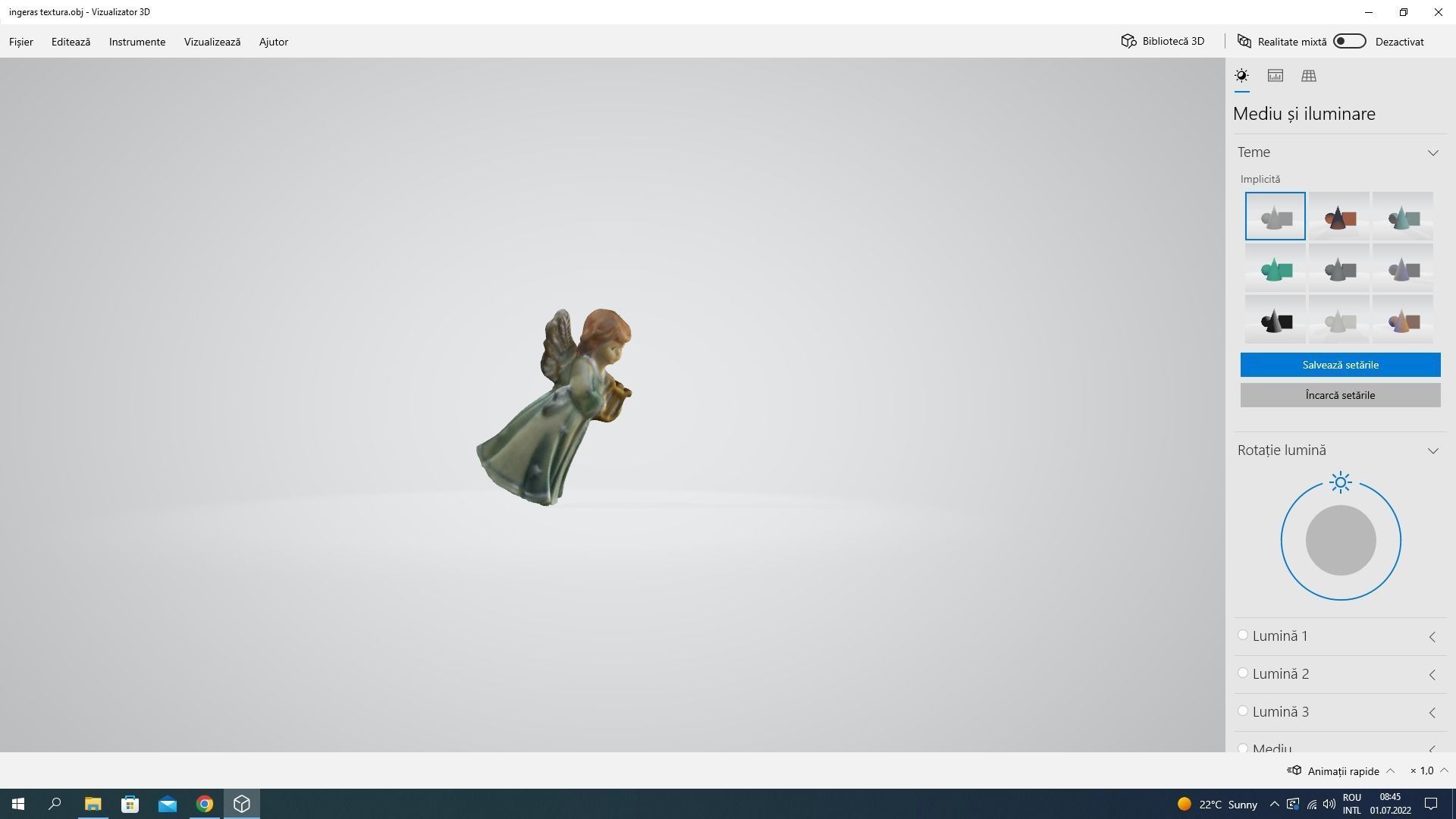 Angel toy decoration 3D print model_4