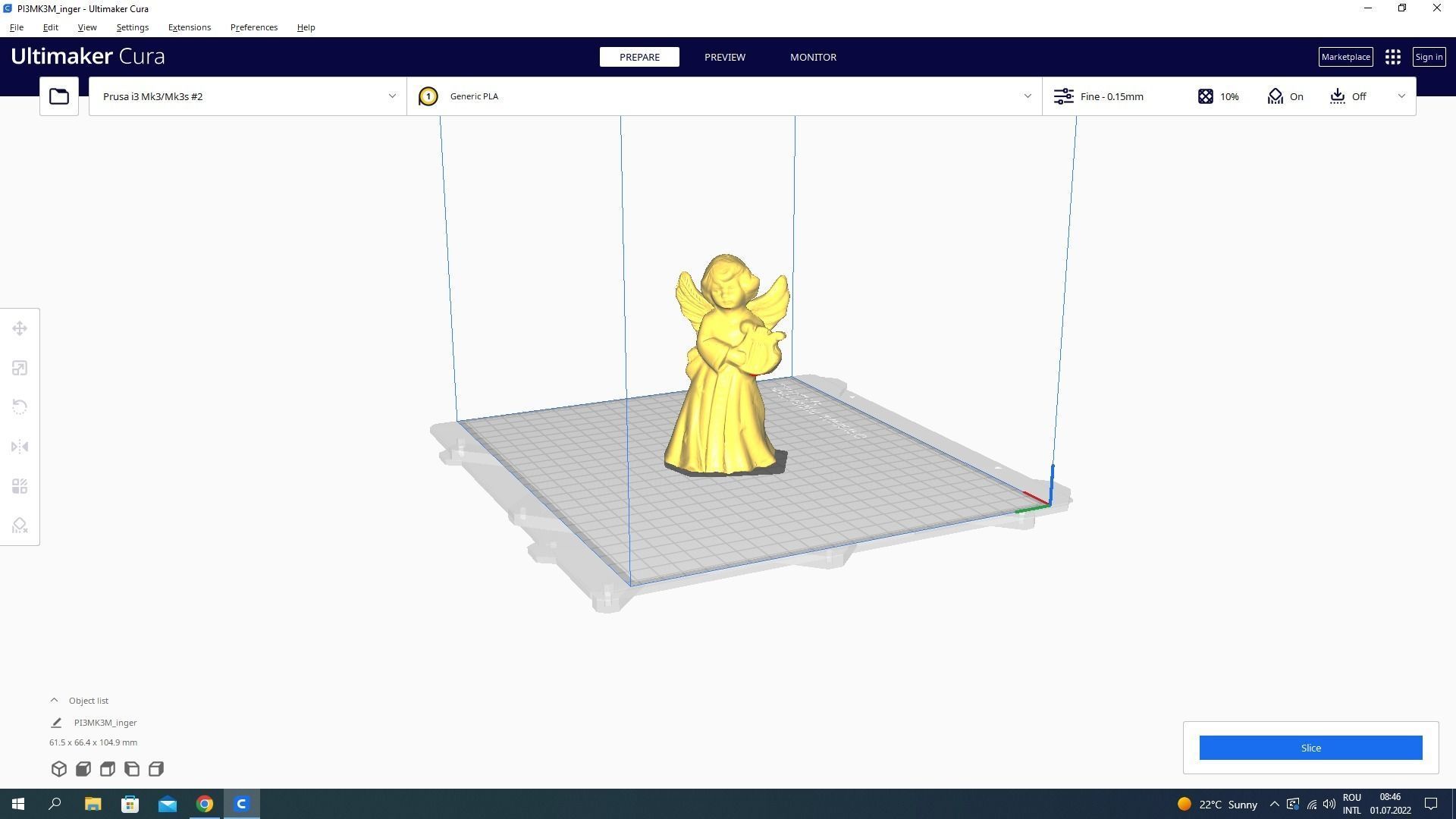 Angel toy decoration 3D print model_1