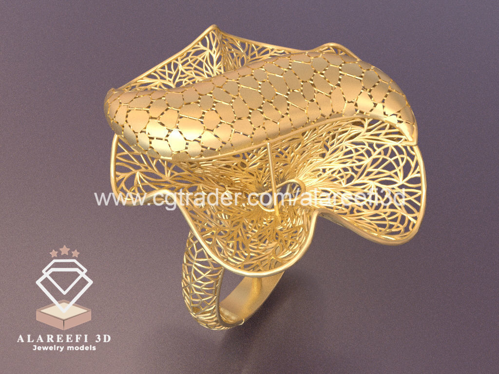 Set of 6 Ultra Vision Rings- set 004 3D print model_3