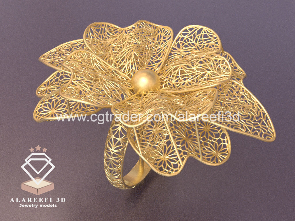 Set of 6 Ultra Vision Rings- set 004 3D print model_2