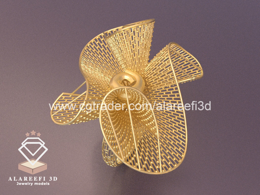 Set of 6 Ultra Vision Rings- set 004 3D print model_4