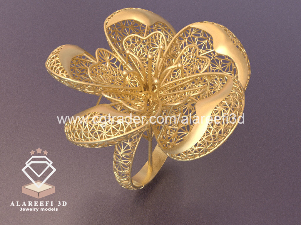 Set of 6 Ultra Vision Rings- set 004 3D print model_1