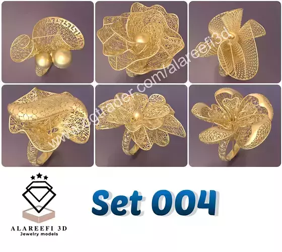 Set of 6 Ultra Vision Rings- set 004