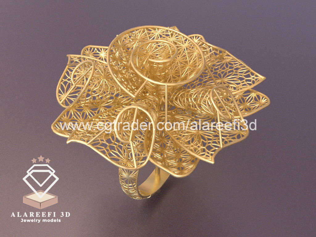 Set of 6 Ultra Vision Rings- set 005 3D print model_1