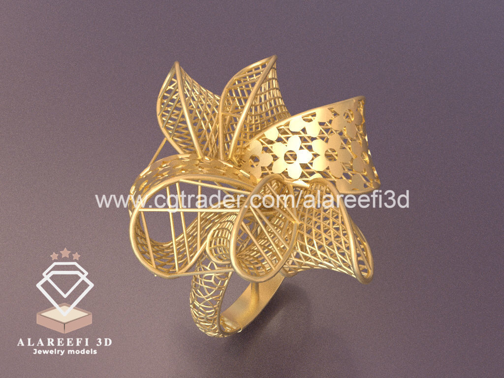 Set of 6 Ultra Vision Rings- set 005 3D print model_2