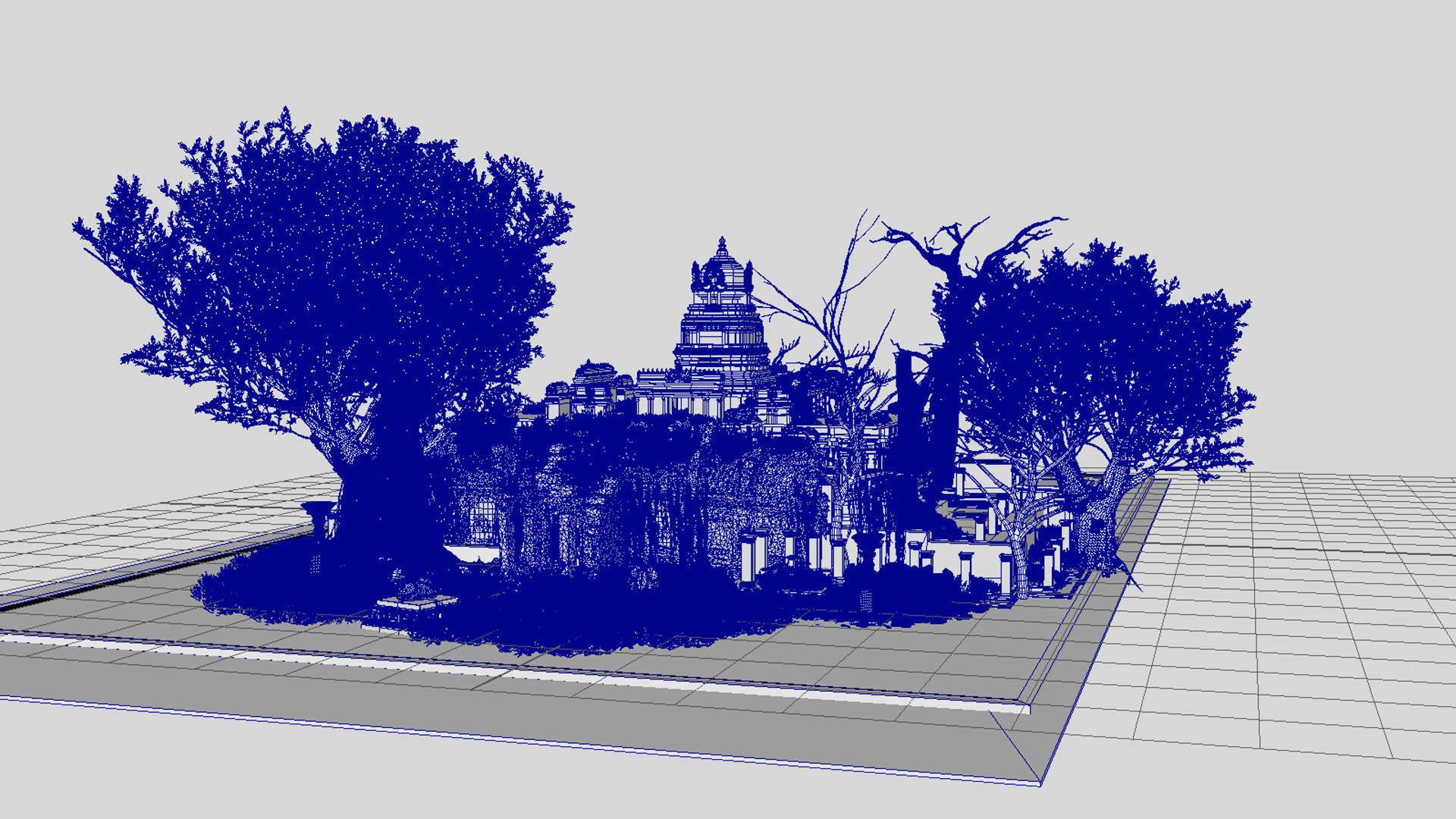 ancient temples 3d model 3D model_1