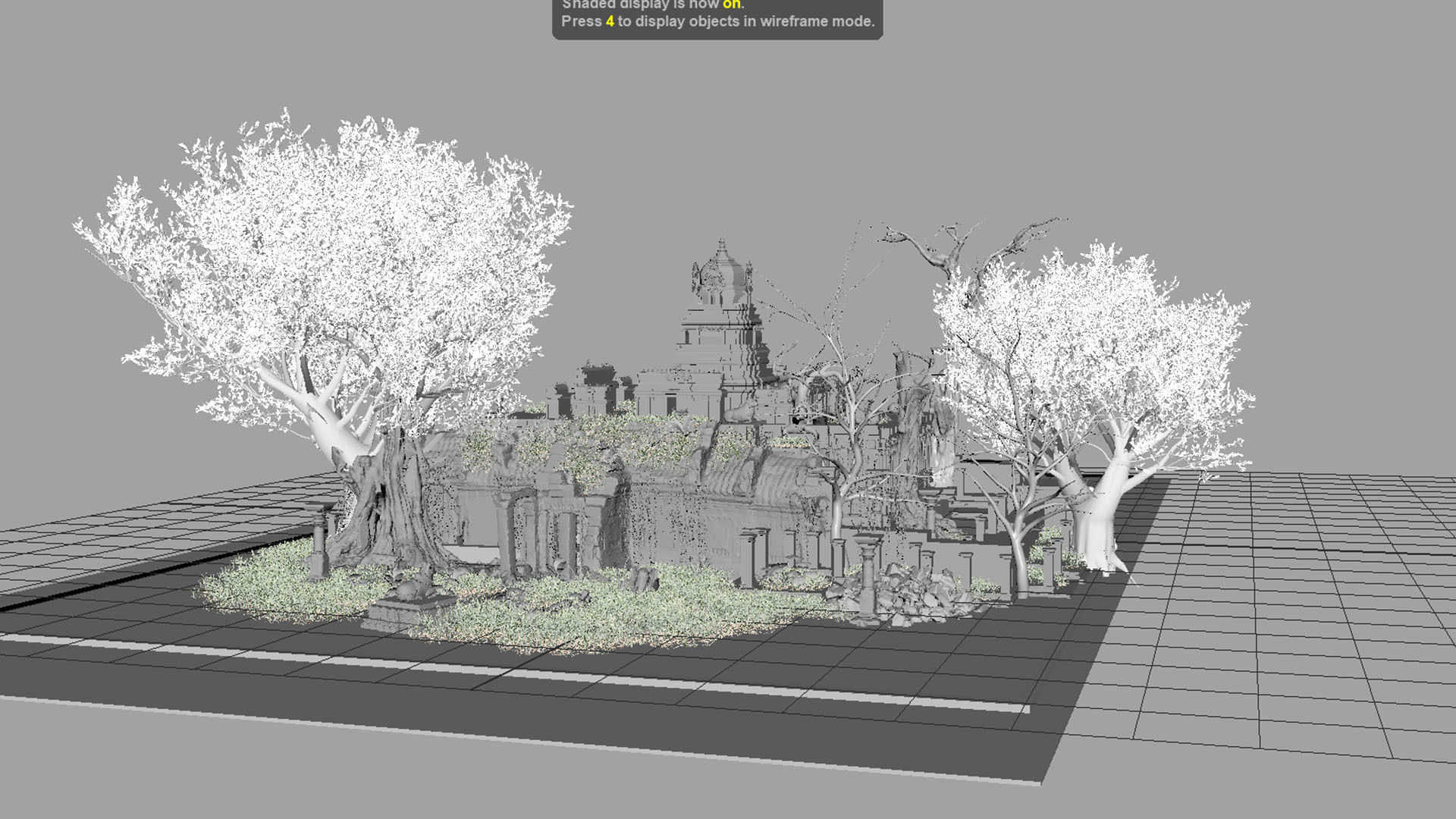 ancient temples 3d model 3D model_9