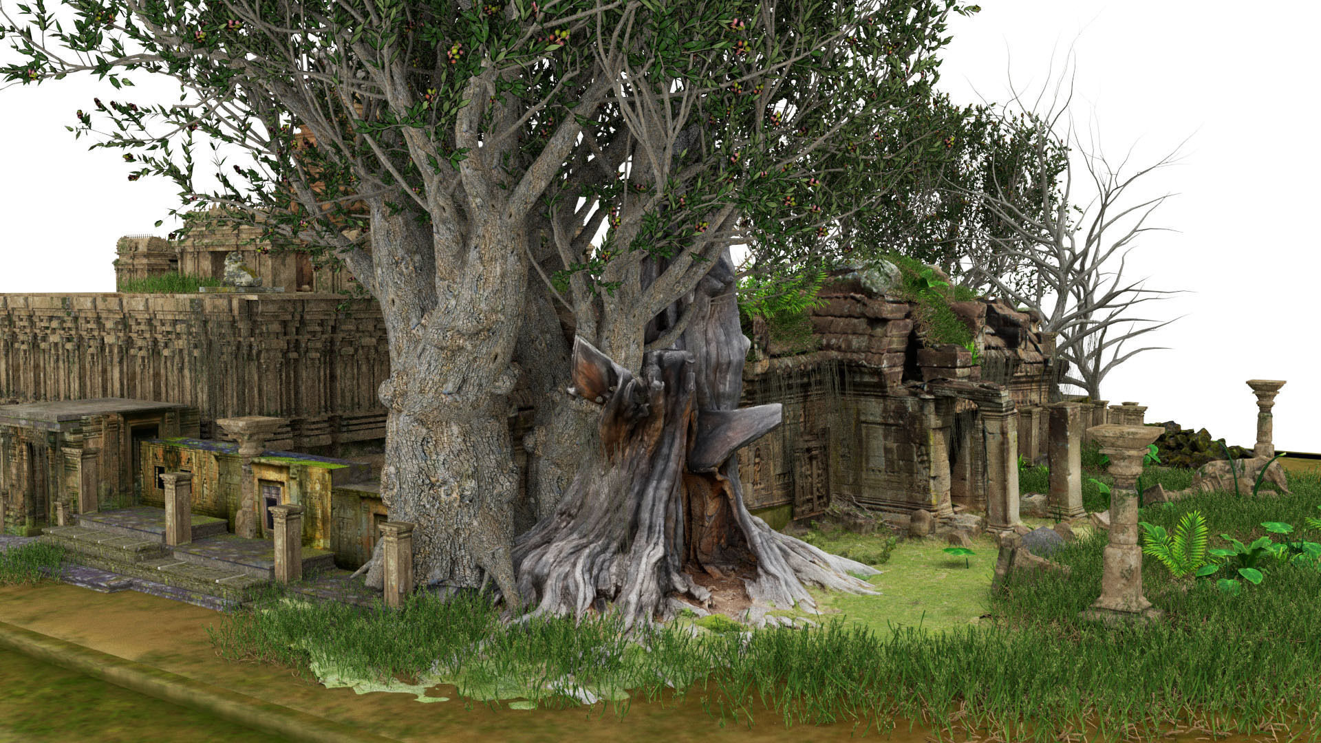 ancient temples 3d model 3D model_5