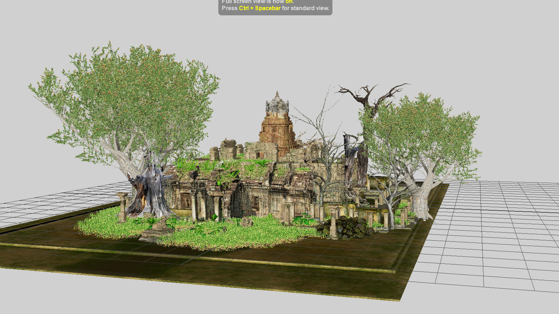 ancient temples 3d model 3D model_8