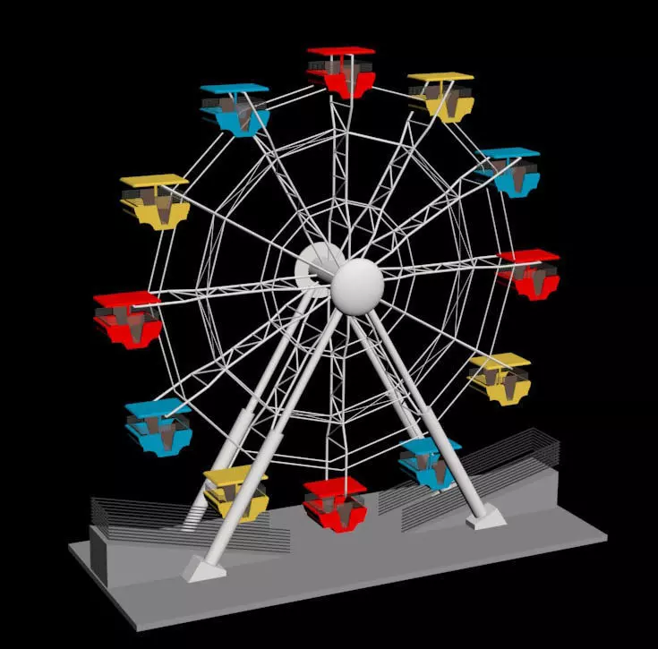Ferris Wheel Free 3D model