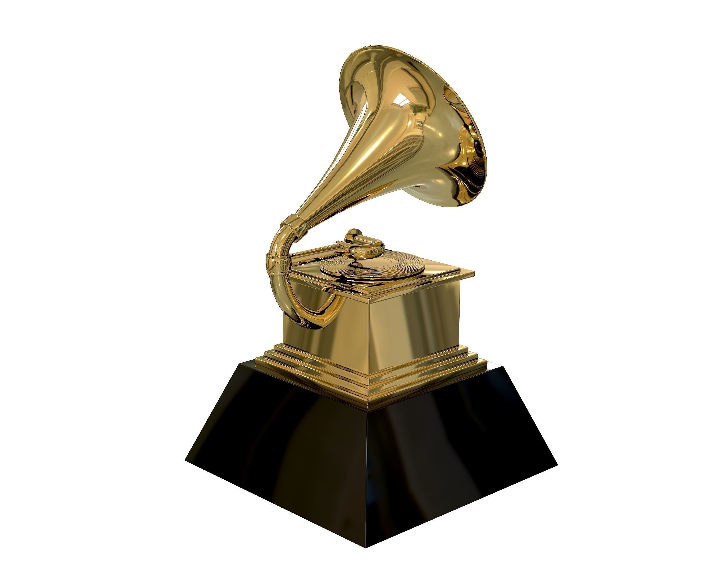 Grammy Awards trophy Low-poly 3D model_5