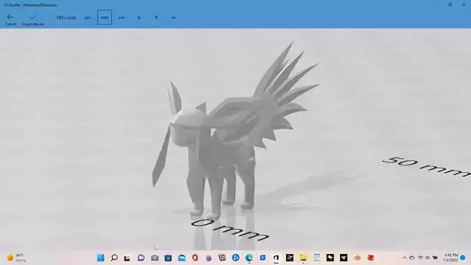 Nianamin horse on computer screen