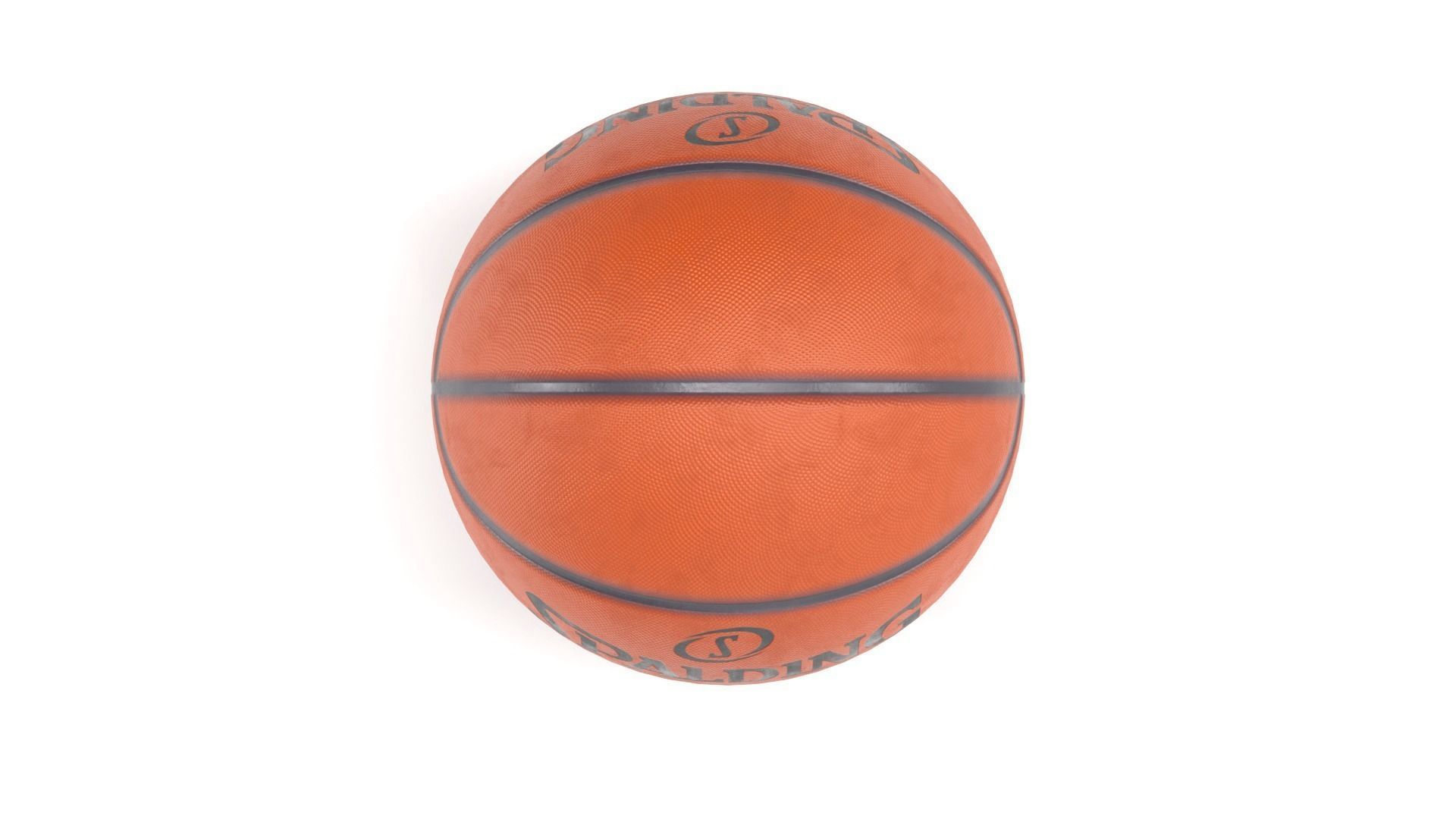 Basketball ball Low-poly 3D model_5