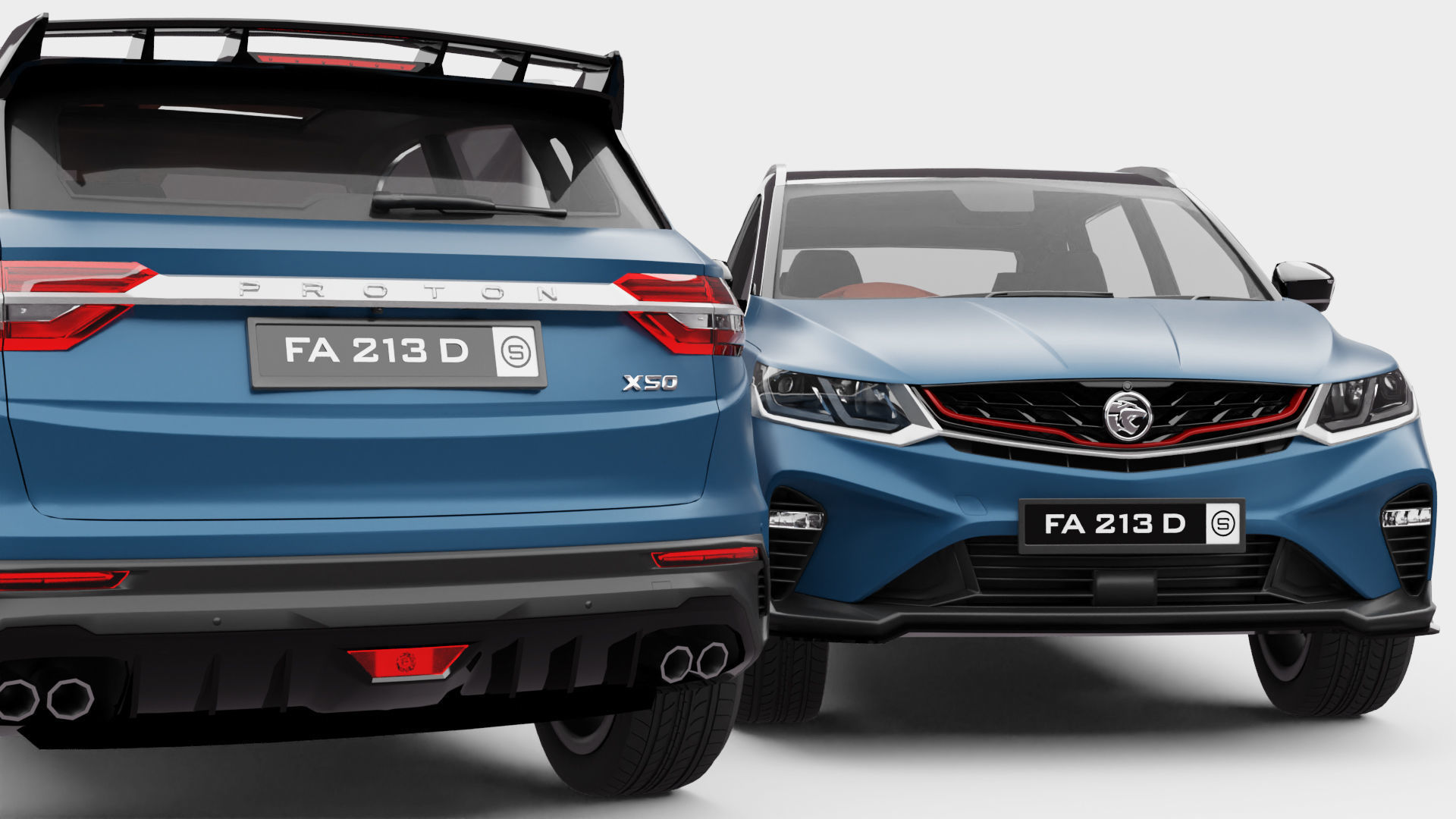 Proton X50 3D model_3