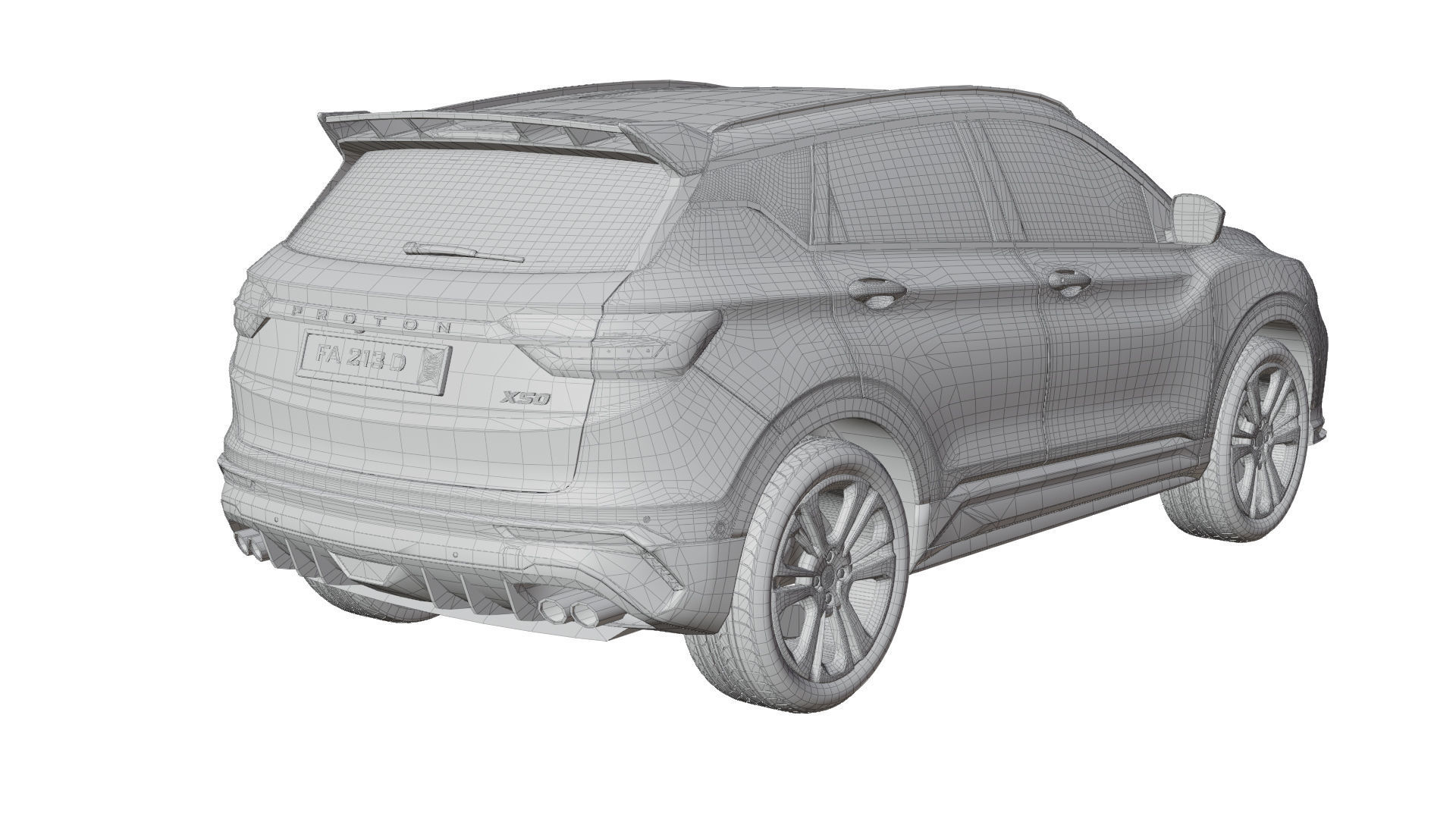 Proton X50 3D model_7