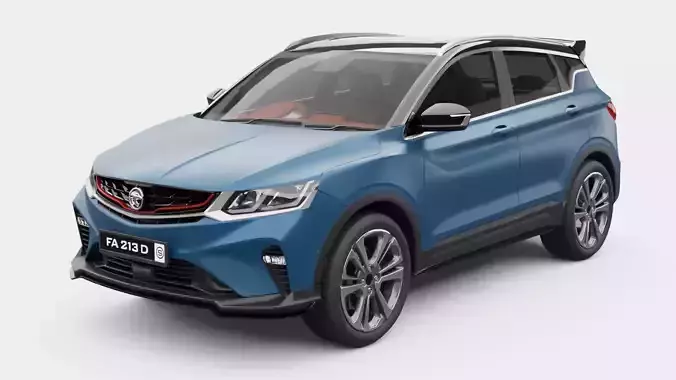 Proton X50 3D model