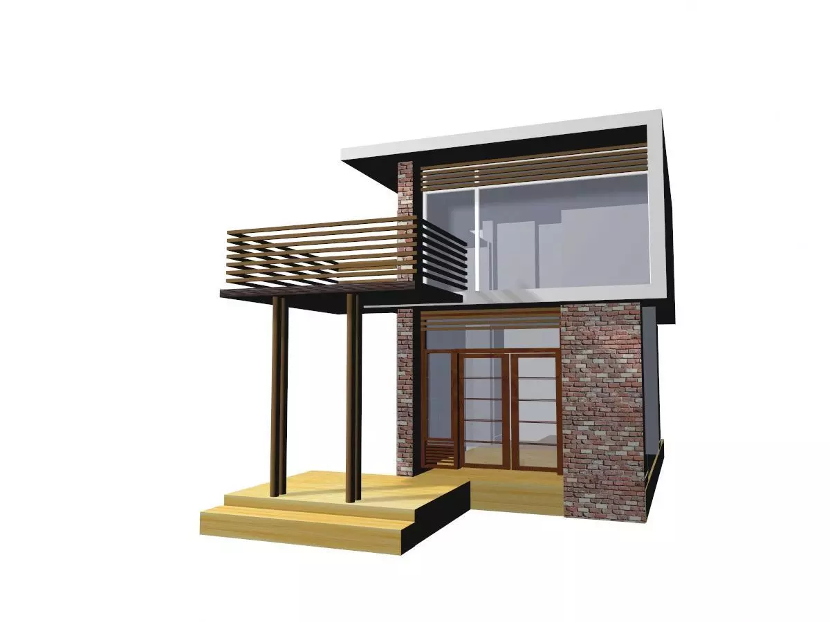 small house Free 3D model
