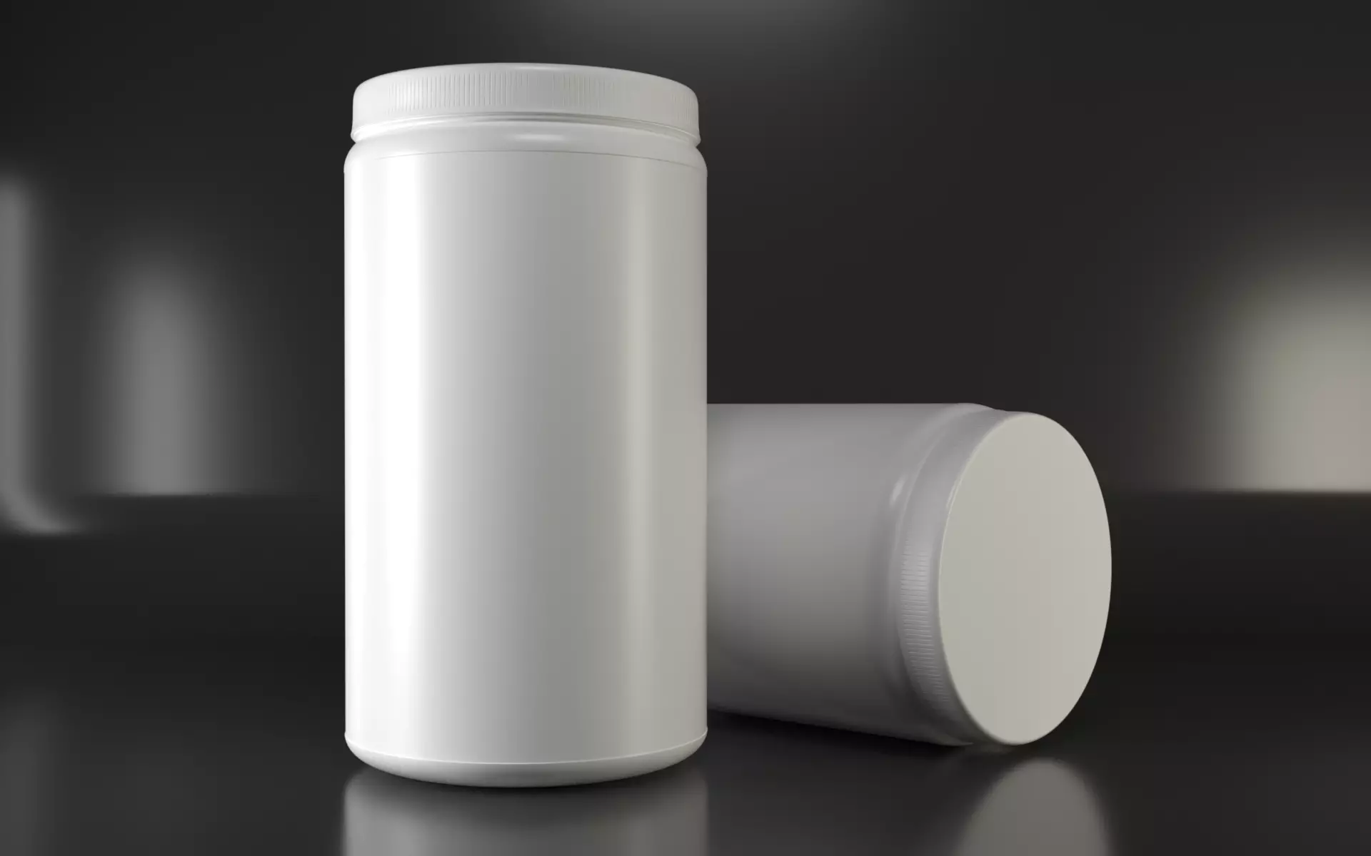Jar Whey 3D model_0