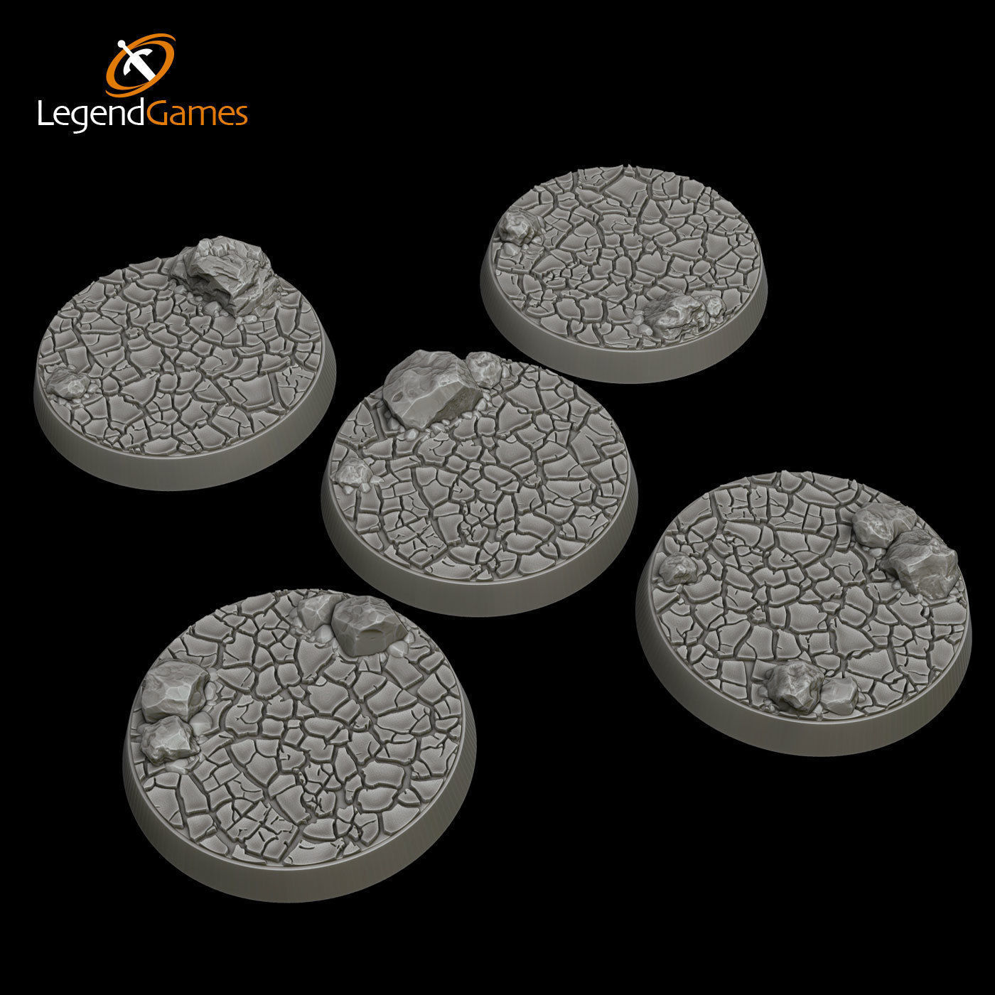 LegendGames 32mm Round Base Collection 3D print model_2