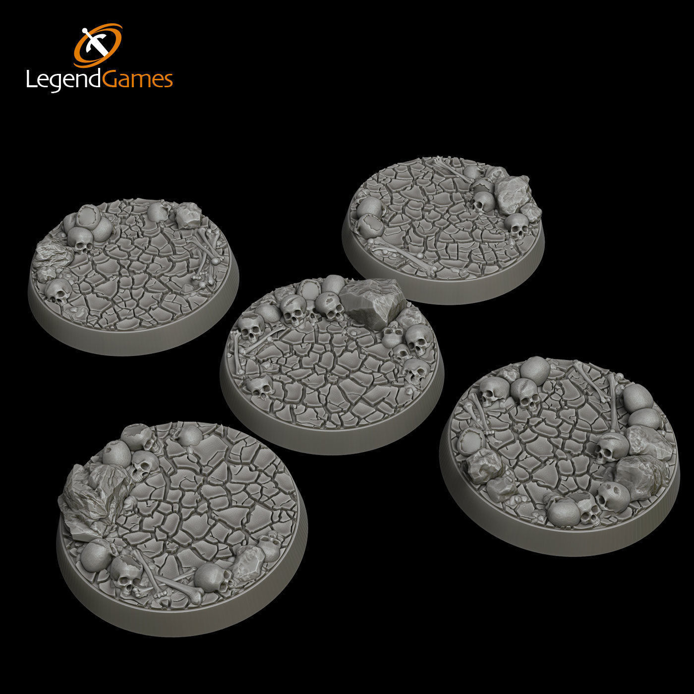 LegendGames 32mm Round Base Collection 3D print model_3