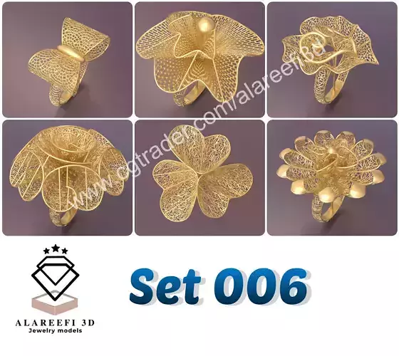 Set of 6 Ultra Vision Rings- set 006