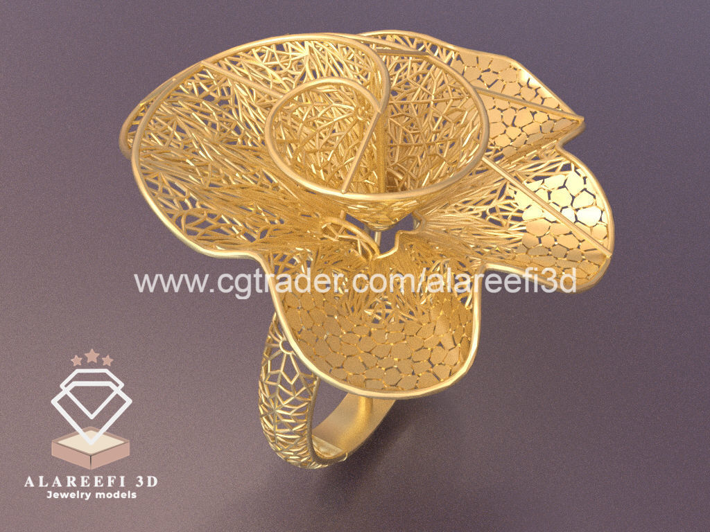 Set of 6 Ultra Vision Rings- set 007 3D print model_2