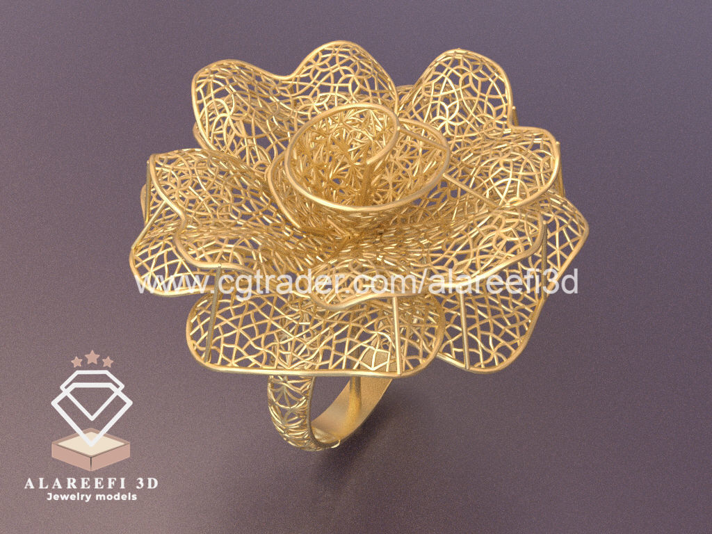 Set of 6 Ultra Vision Rings- set 007 3D print model_6