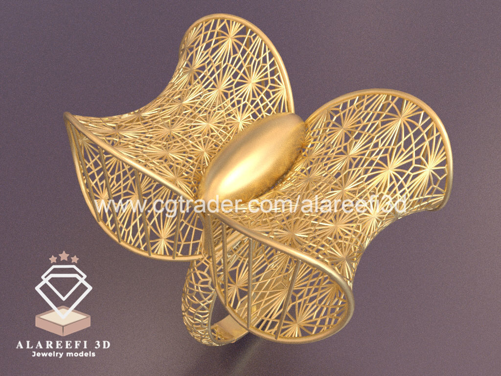 Set of 6 Ultra Vision Rings- set 007 3D print model_4