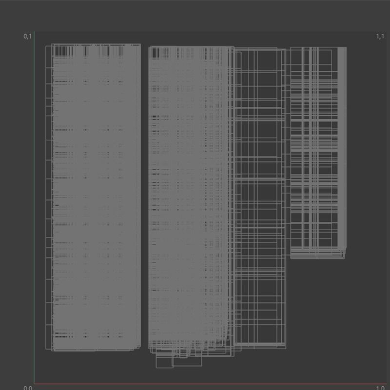 Real Time Hair Low-poly 3D model_6