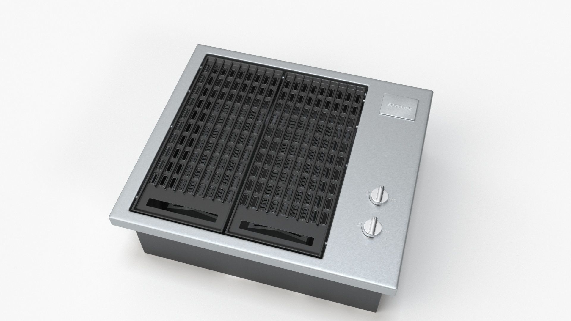 Artusi Built-In Barbecue ABBQM3 Cookstop 3D model_12