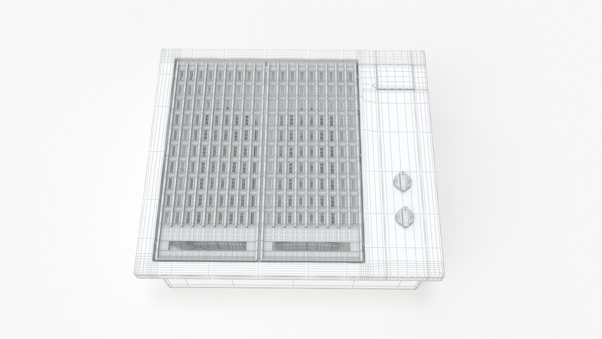 Artusi Built-In Barbecue ABBQM3 Cookstop 3D model_13