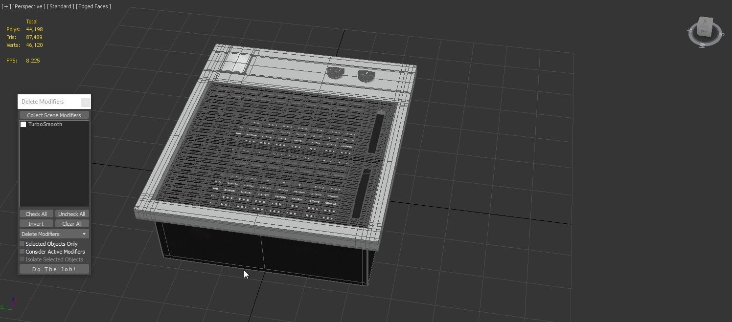 Artusi Built-In Barbecue ABBQM3 Cookstop 3D model_6